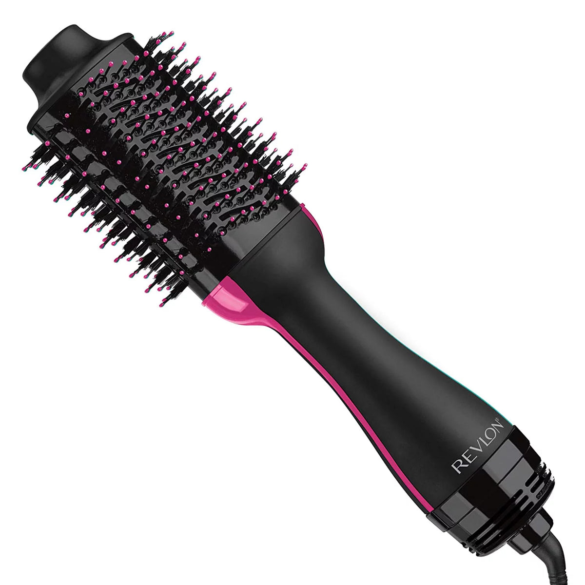 Black Hot Air Brush Hair Dryer And Volumizer B461