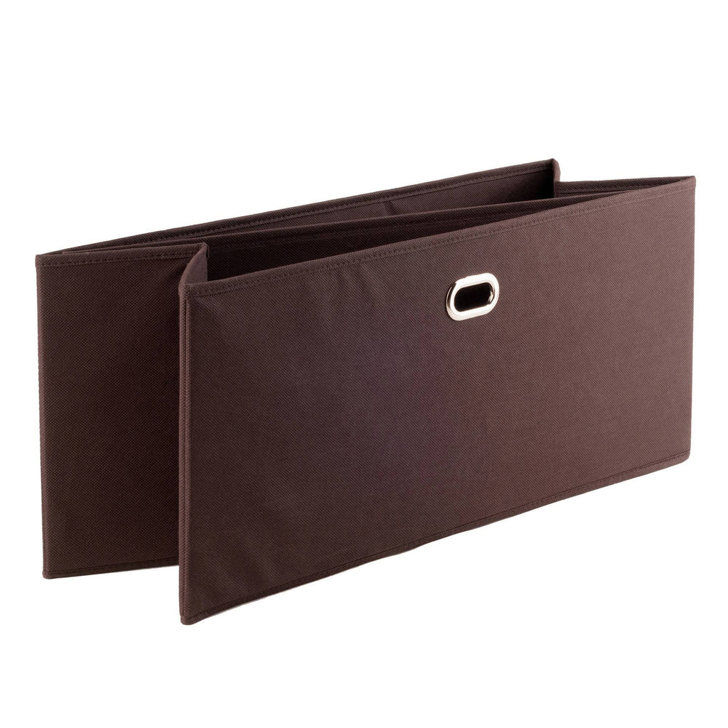 3-Pc Set Folding Bookcase with Fabric Basket E40916