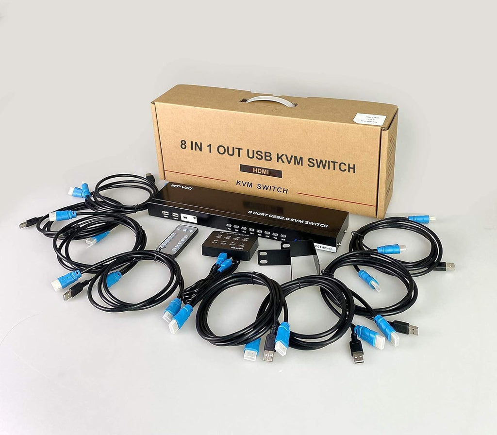 8 Ports 4K 30Hz HDMI KVM Switch S923621