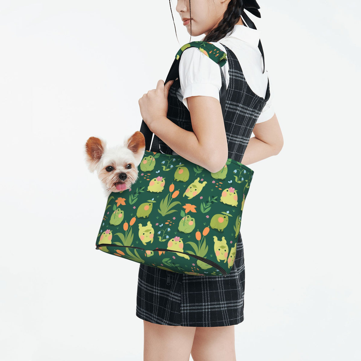 Foldable Dog Purse Carrier Pet Travel Tote Bag D9125