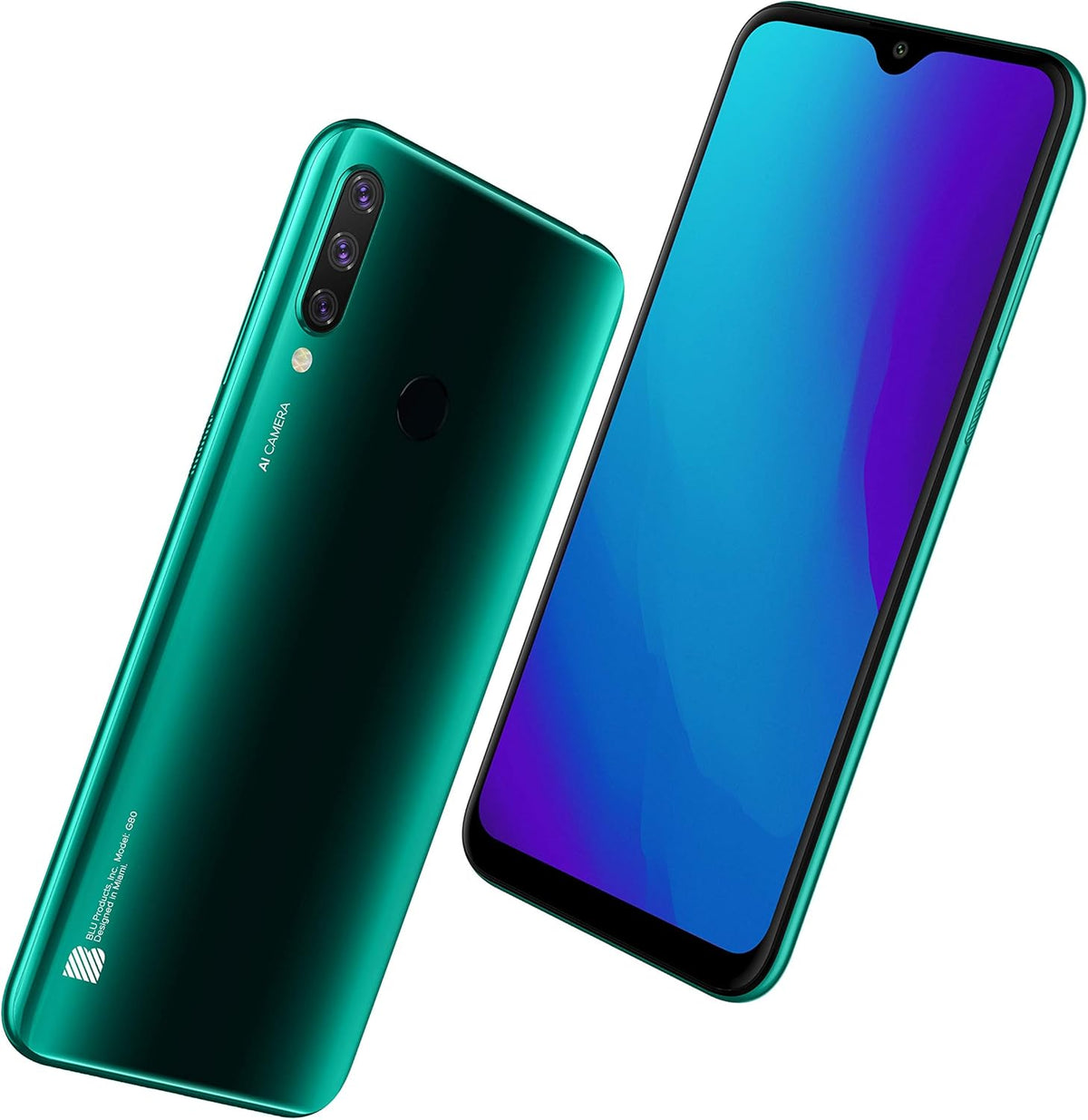 Green 6.5" HD+ 64GB Unlocked Smartphone C7950
