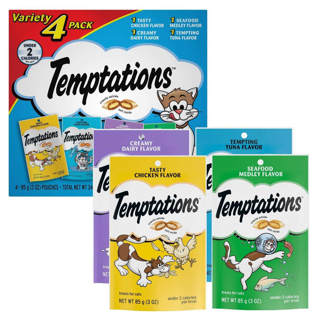 Classic Crunchy and Soft Cat Treats Variety Pack K470309