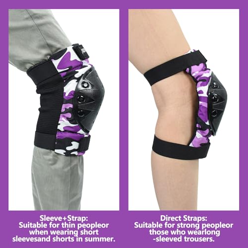 Blue Kids Knee Pads and Elbow Pads Protective Gear Set K7558