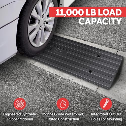 Heavy Duty Rubber Threshold Curb Ramp O50757