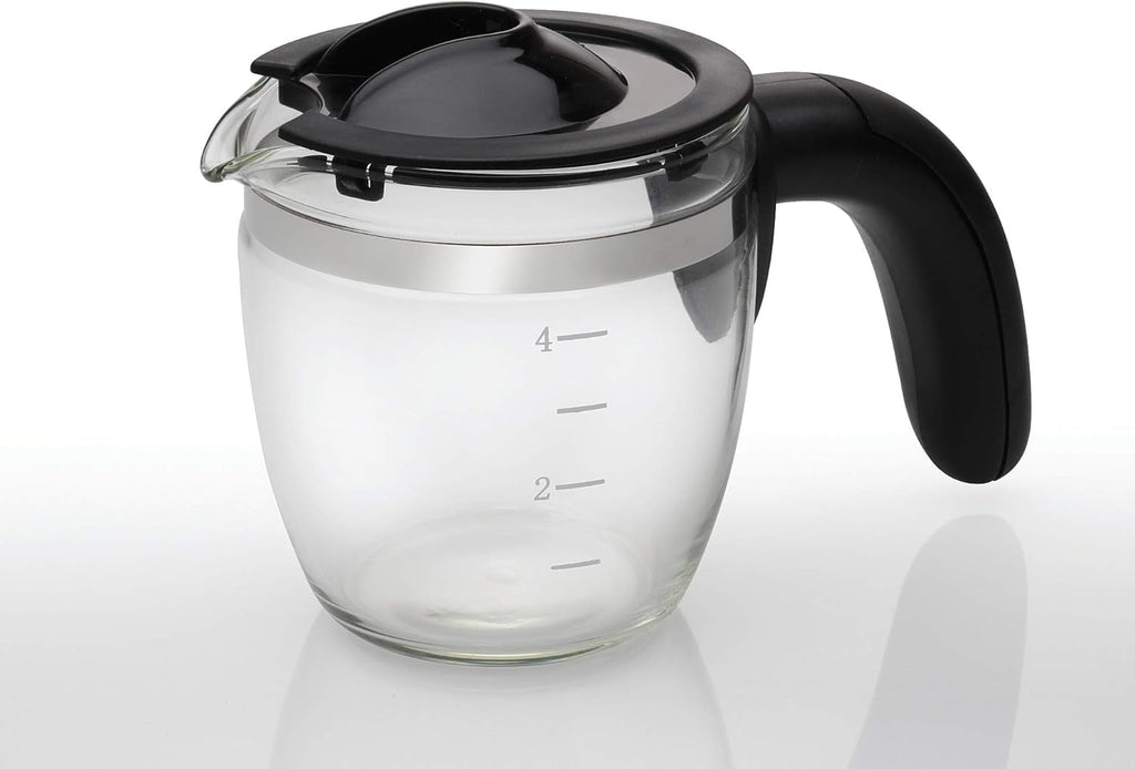 Stainless Steel/Black 4-Cup Espresso and Cappuccino Machine F12486