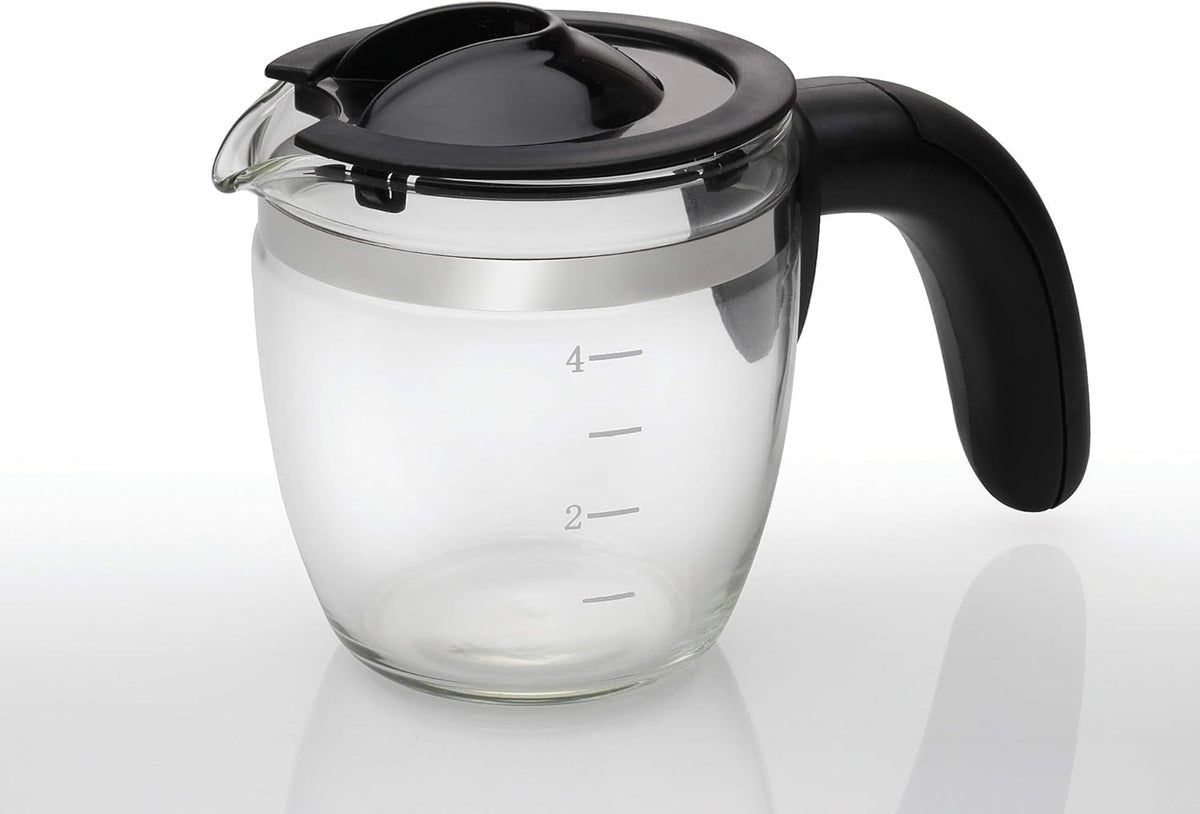 Stainless Steel/Black 4-Cup Espresso and Cappuccino Machine F12486