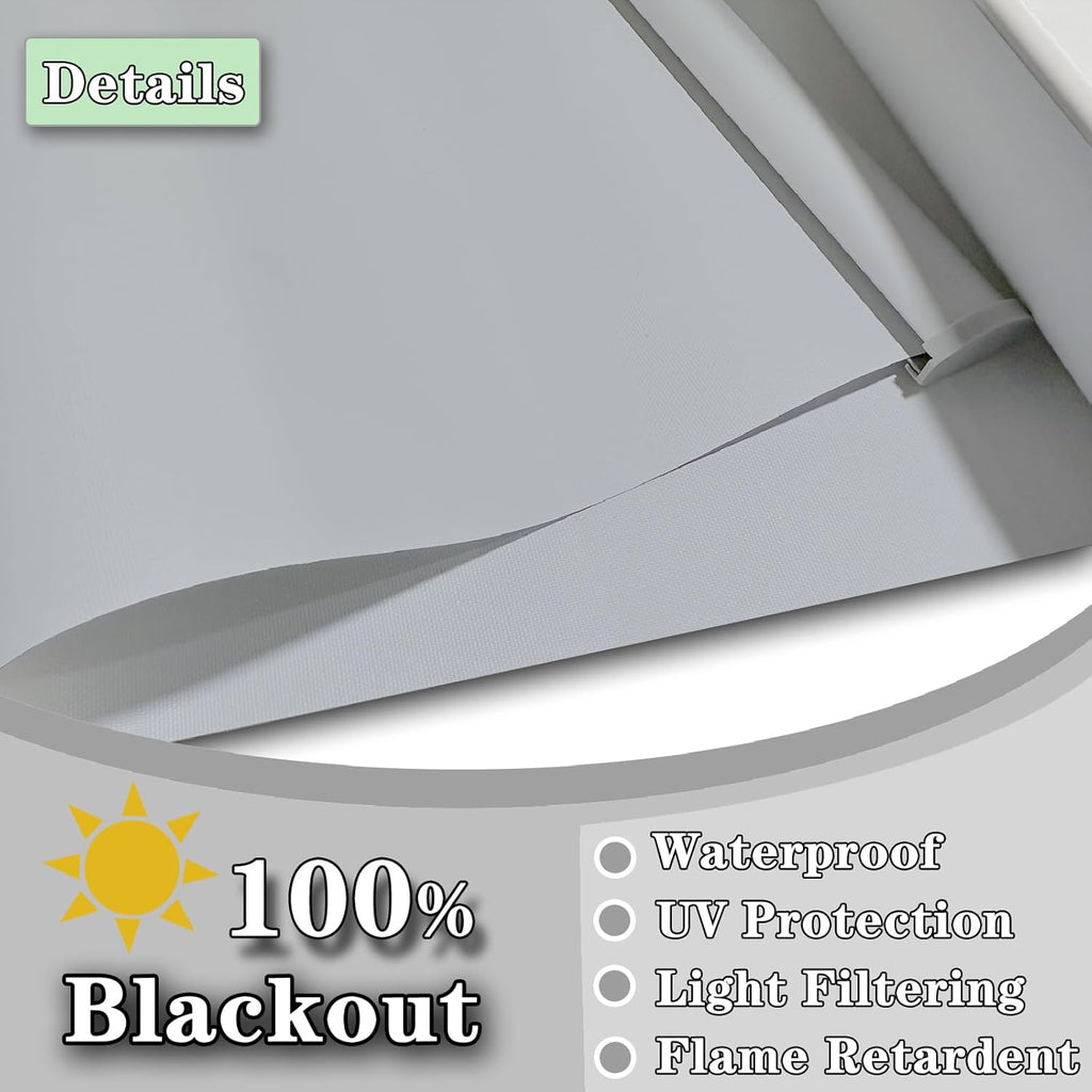 100% Blackout Thermal Insulated Window Blinds R53128