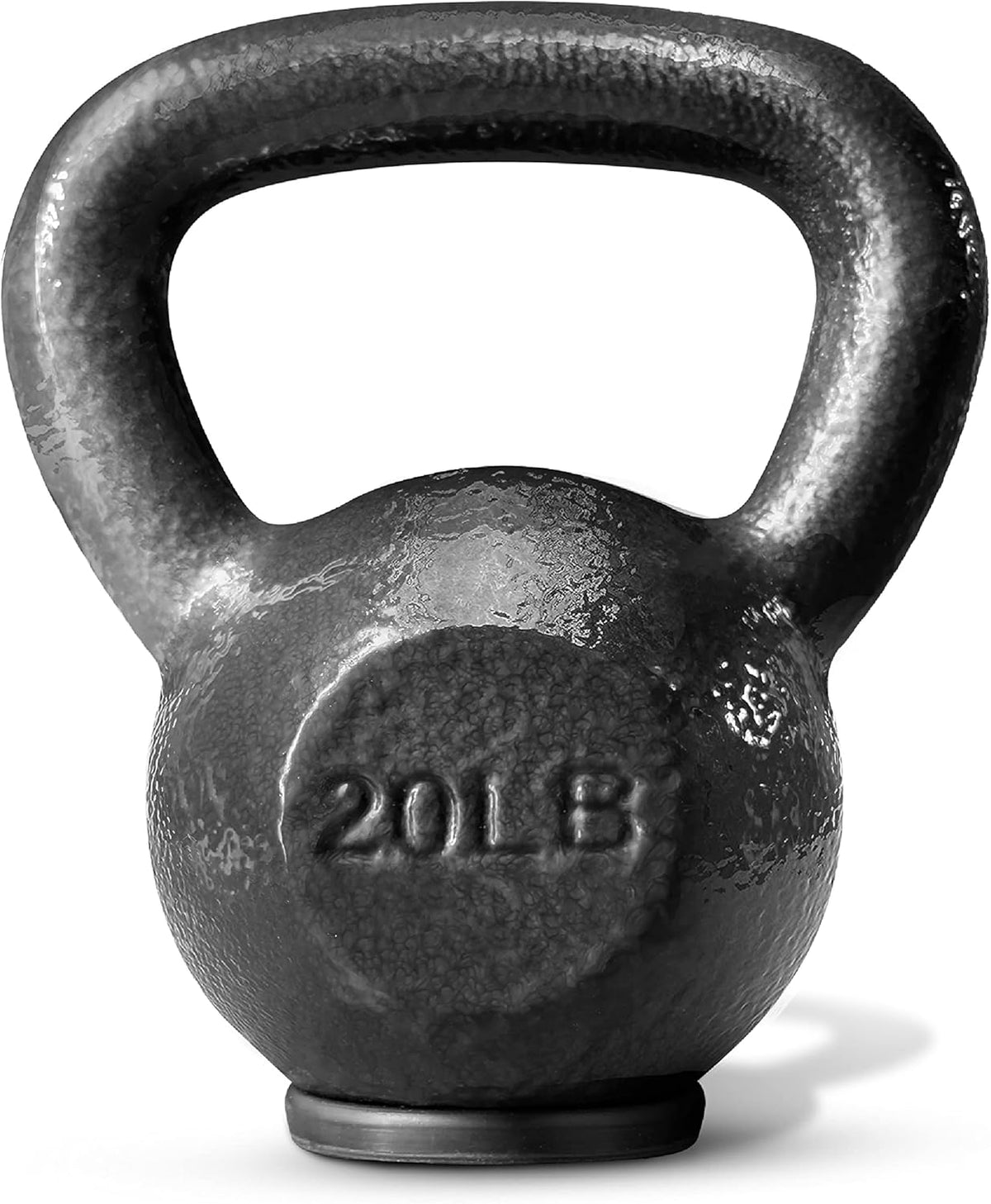 Solid Rubber Base Cast Iron Kettlebell Weights Set, Pack of 2 O89667