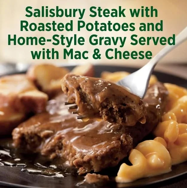 14 oz Salisbury Steak Frozen Dinner Pack of 6 N2897