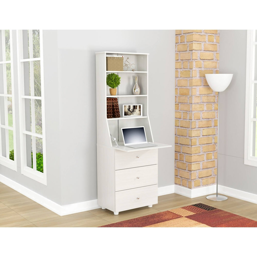 Washed Oak 3-Shelf Bookcase N955064