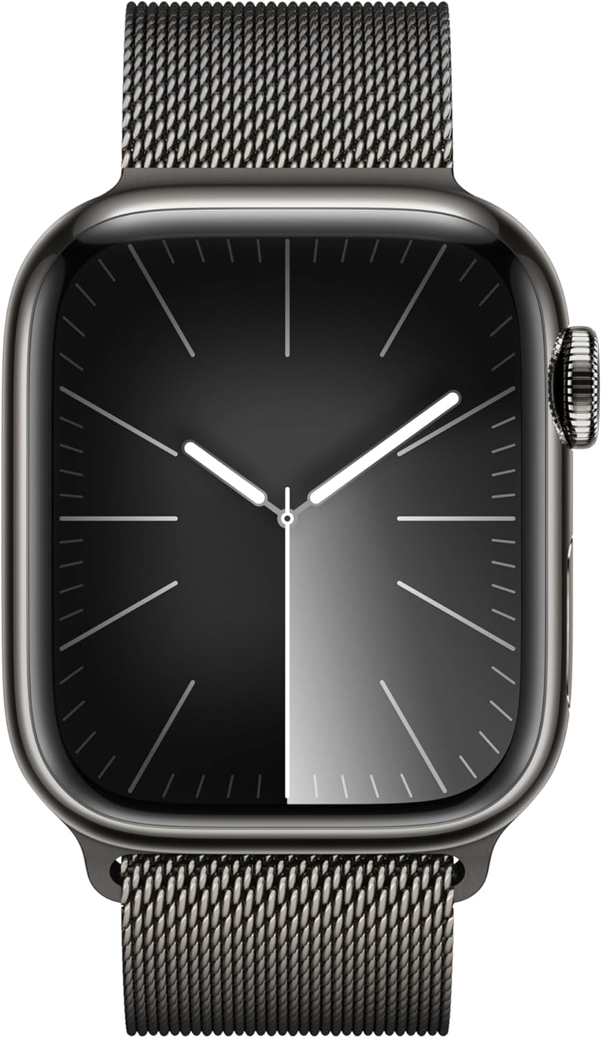 Graphite Stainless Steel Smartwatch with Milanese Loop Z493709