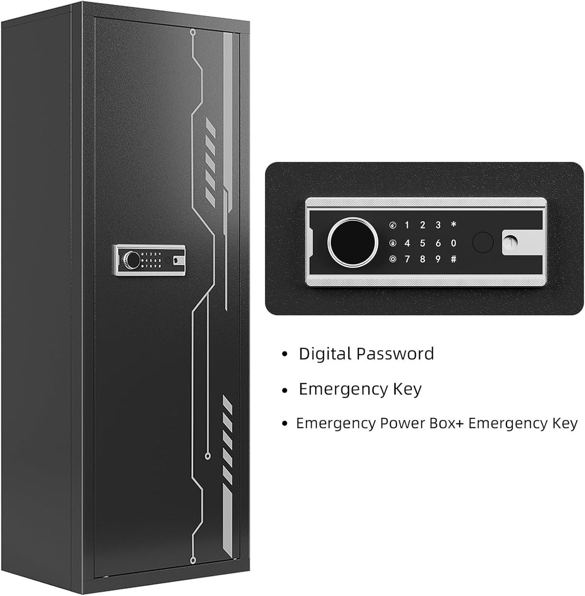 8-12 Gun Safe with Adjustable Shelves Q406708