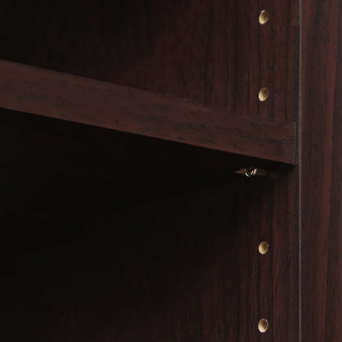 Espresso TV Stand with Double Glass Doors Q5898