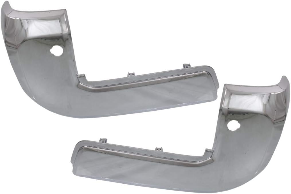 Toyota Tacoma Rear Chrome Plastic Bumper End Pair D7004