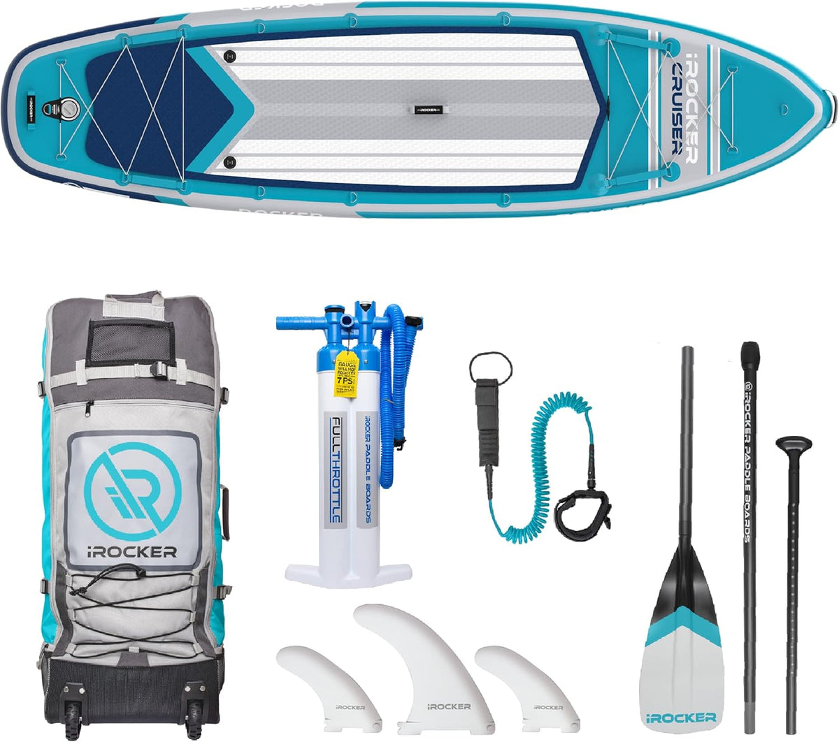 Inflatable Stand Up Paddle Board 10'6 Long 33 Wide 6 Thick F7227