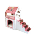 White Triple Pet House Y2368
