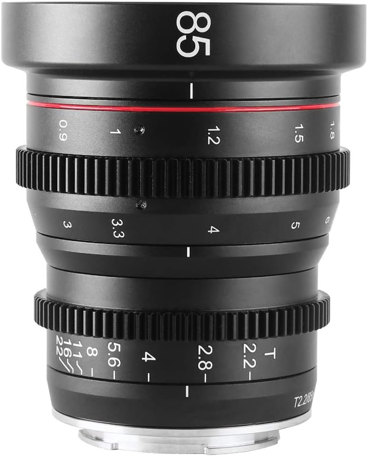85mm T2.2 Manual Focus Cinema Lens for M43 Mount Y2943