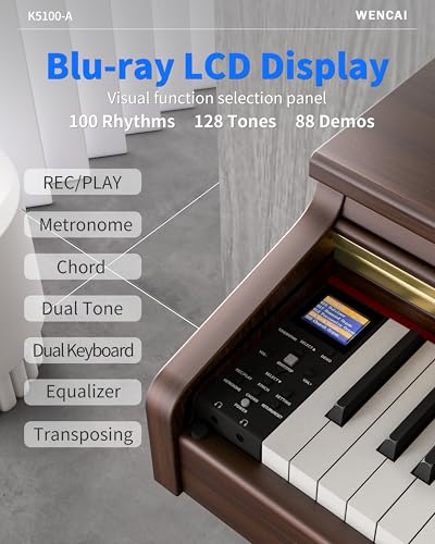 White Full Size Weighted Digital Piano B337919