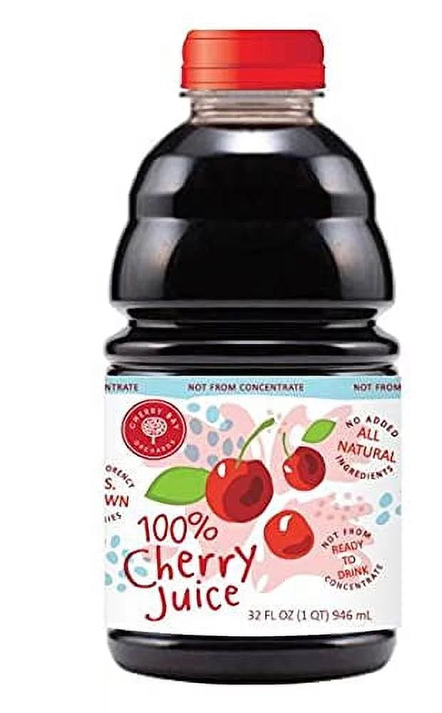 Tart Cherry Juice, 32 oz Bottle, 100% Natural Cherry Juice, Not from Concentrate W575