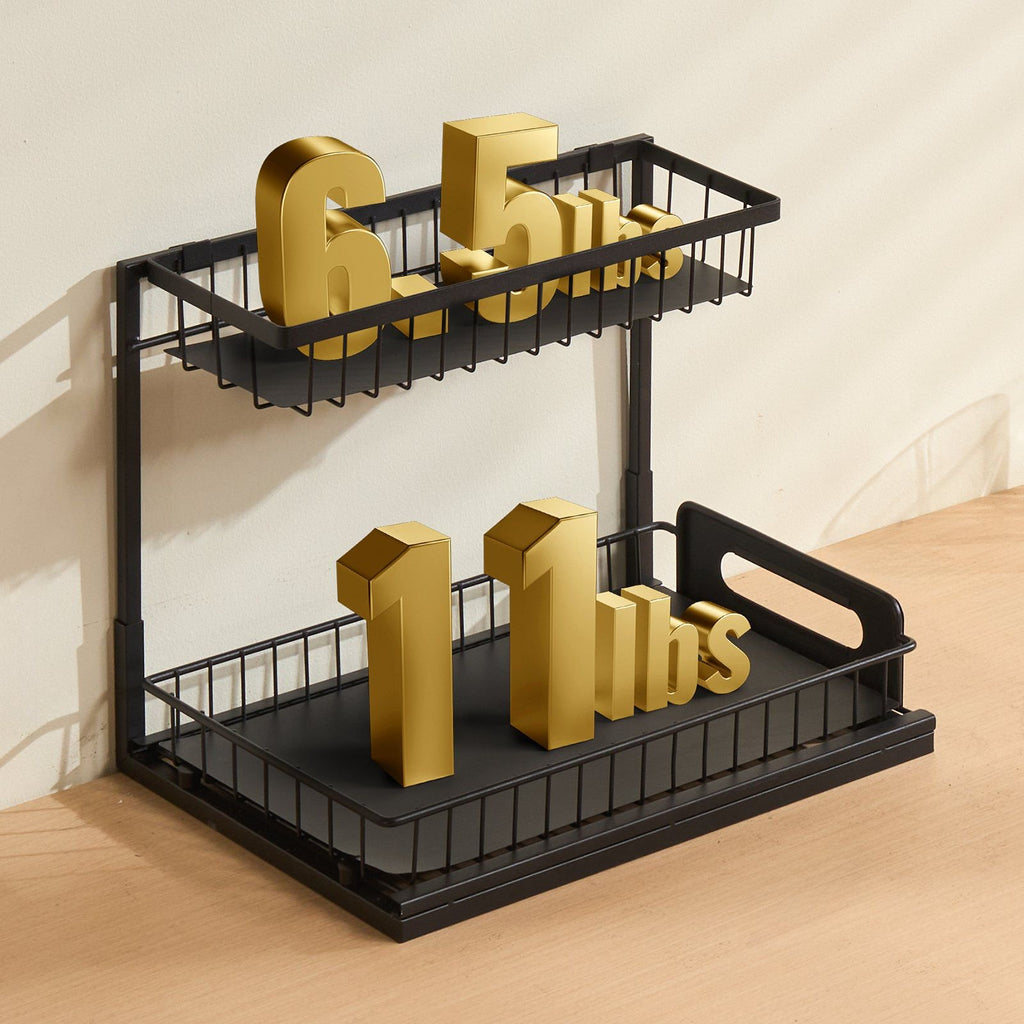 2-Tier Pull Out Cabinet Organizer A1468