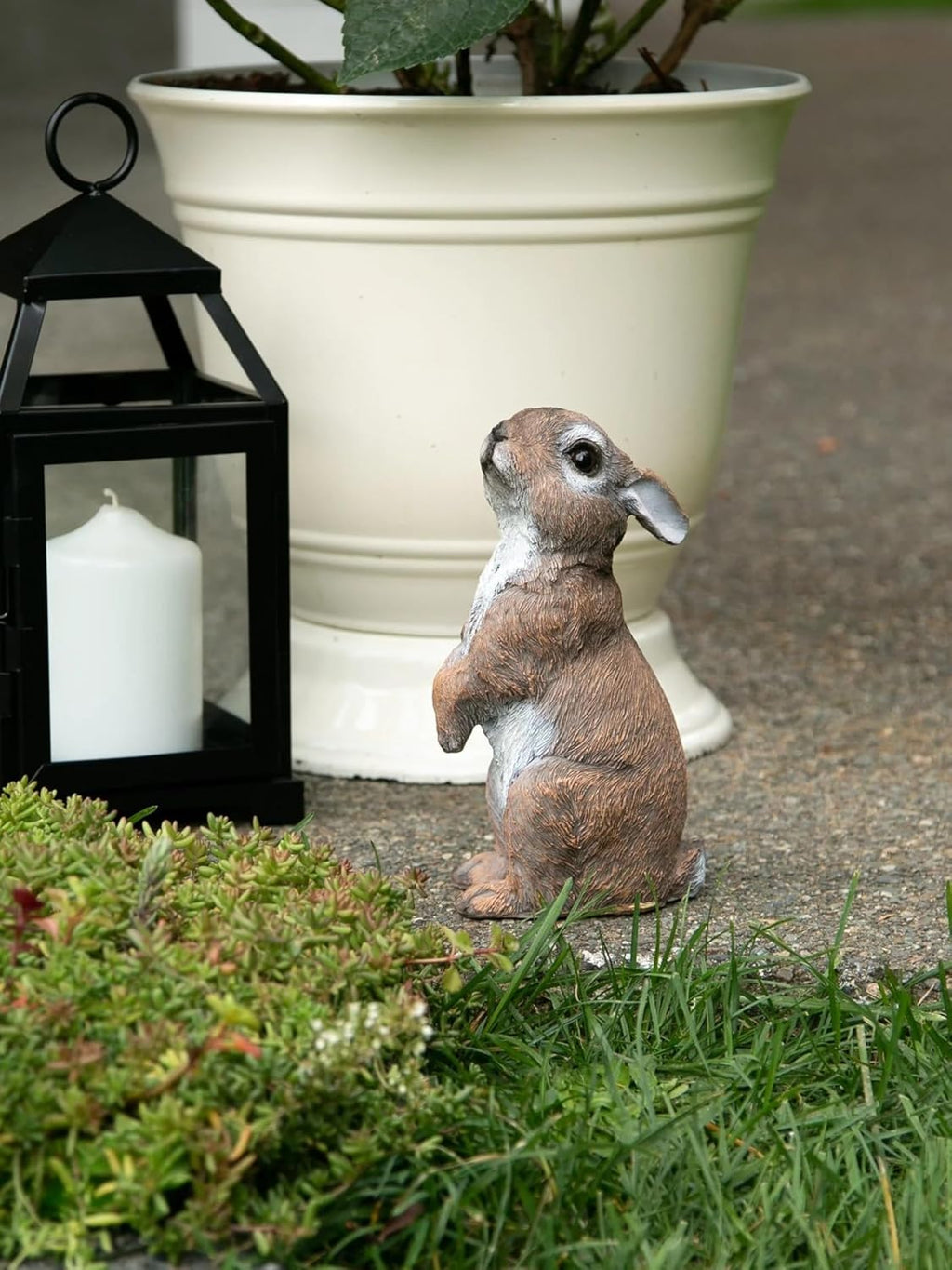 Standing Bunny Statue, Multicolor W227