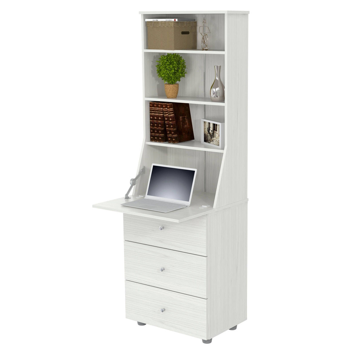 Washed Oak 3-Shelf Bookcase N955064
