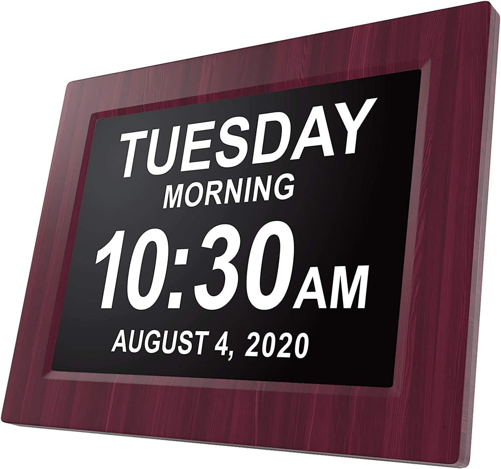 Large Digital Clock with Date and Day of Week (White) G69496