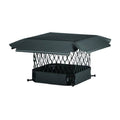 13 x 17 Black Galv Steel Chimney Cap K2668