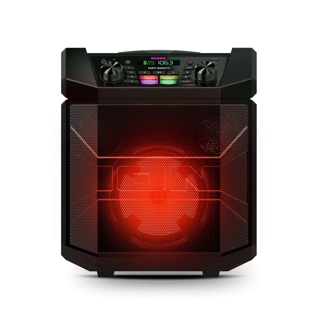Portable Bluetooth Speaker with LED Lighting, Black Q30090