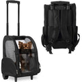 Backpack Pet Travel Carrier with Double Wheels X13165