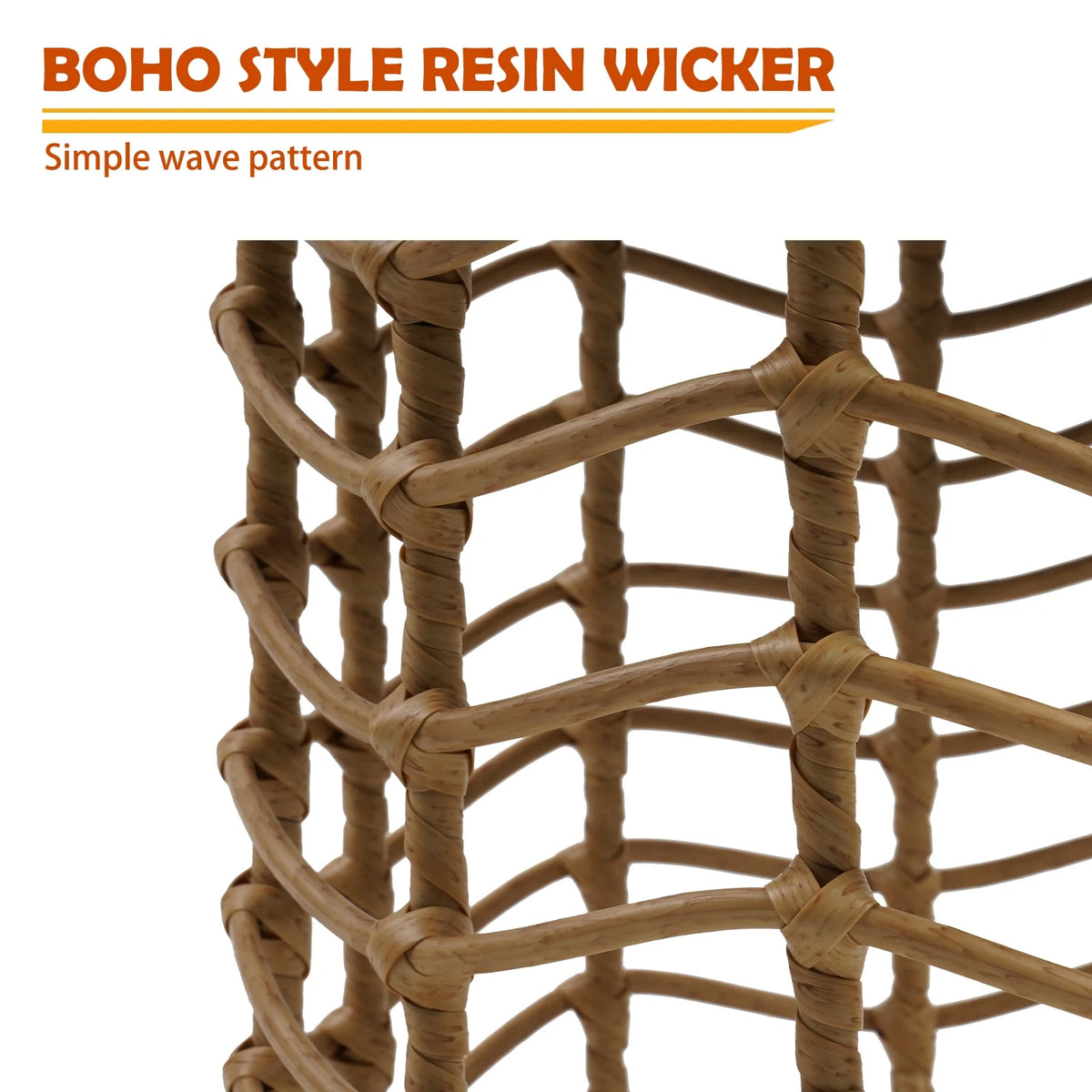 Set of 2 Weather-Resistant Wicker Nesting Tables S3102