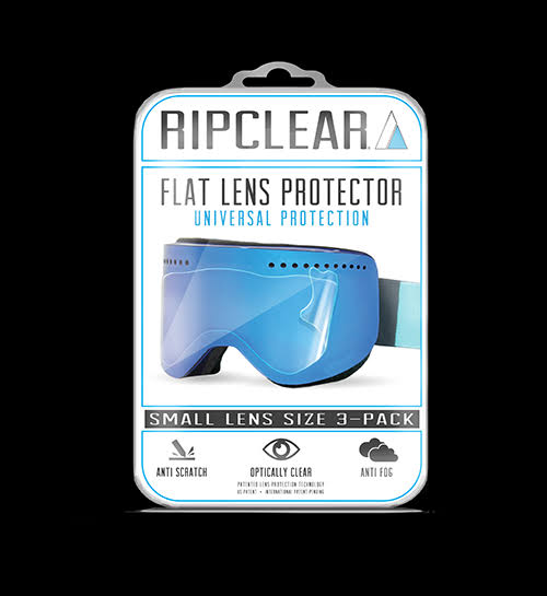3-Pack Scratch-Resistant Flat Film Protector Kit for Cylindrical Goggle Lens N8335