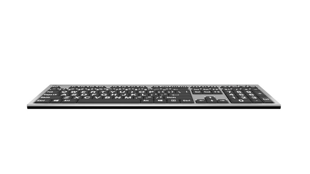 Large Print PC Slim Line Keyboard O801
