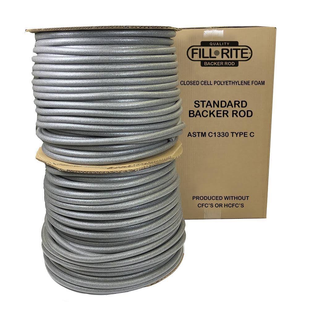 Grey Backer Rod Roll, 1100ft Length x .75x22 Width Y630