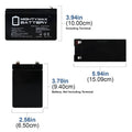 12V 9Ah Battery 6 Pack L532