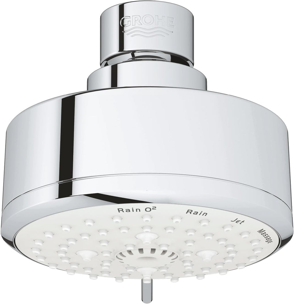 2.5 GPM 4 Spray Shower Head, Starlight Chrome, Pack of 2 Z94112
