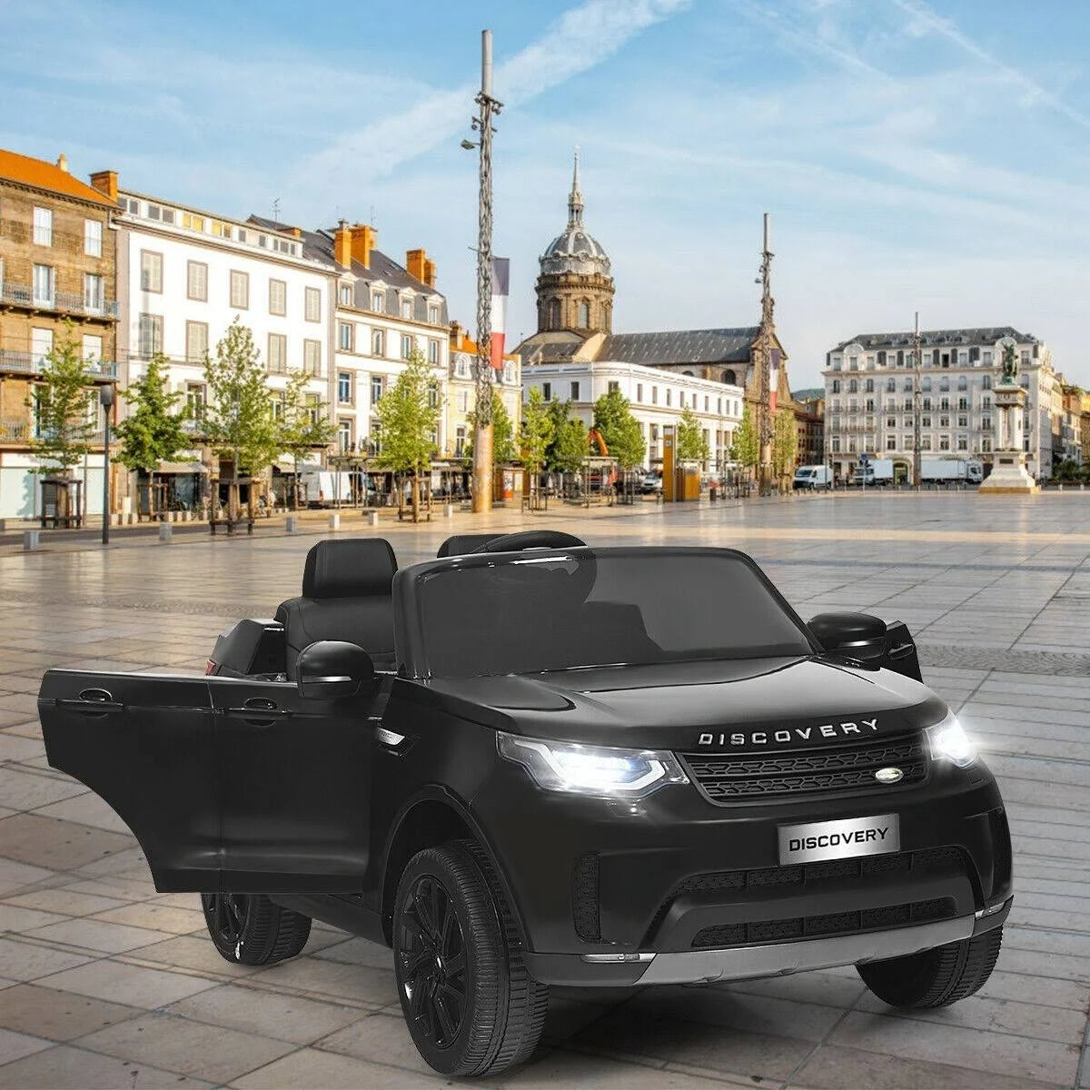 Black 2-Seater Ride on Car Q361
