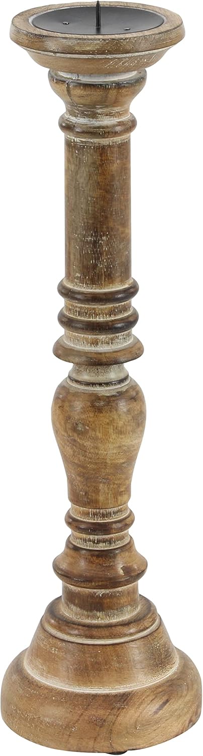Wooden Candle Stand, Set of 3 Pack of 2 R506600