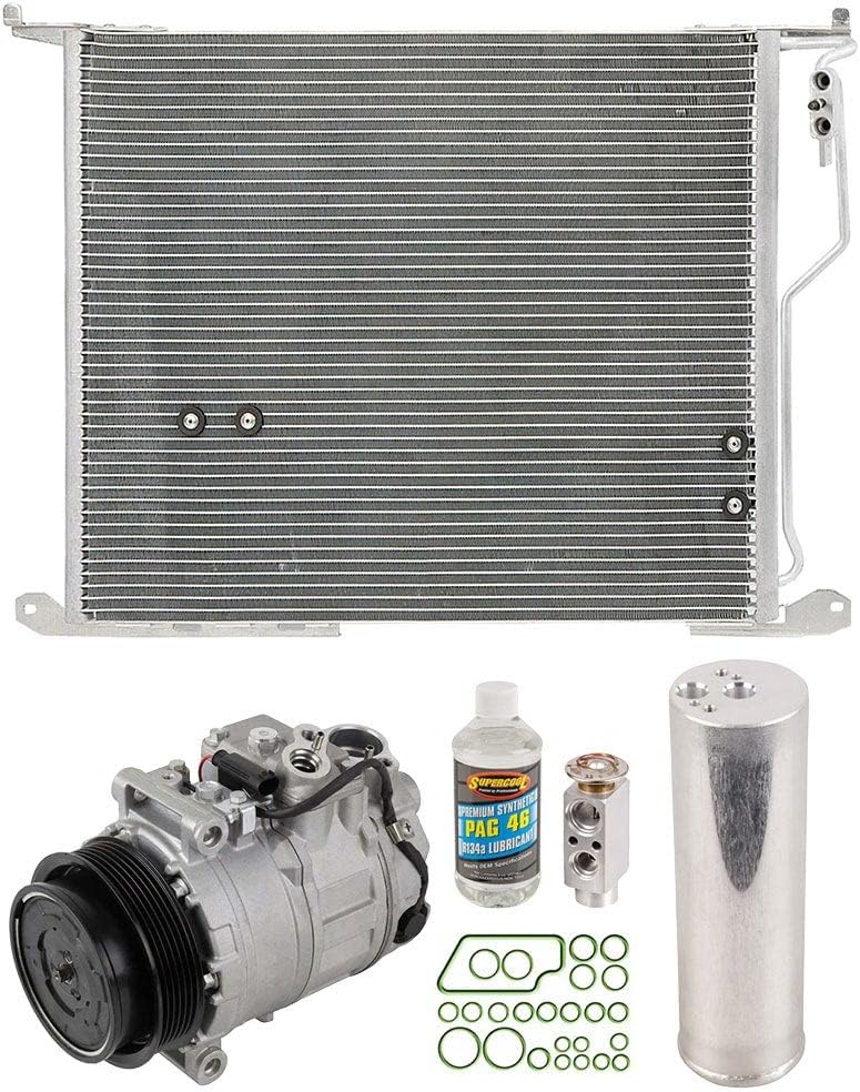 A/C Kit with Compressor Condenser & Drier for Mercedes S430 S500 S55 W220 U40206