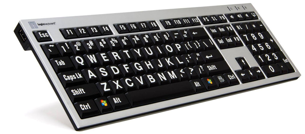 Large Print PC Slim Line Keyboard O801
