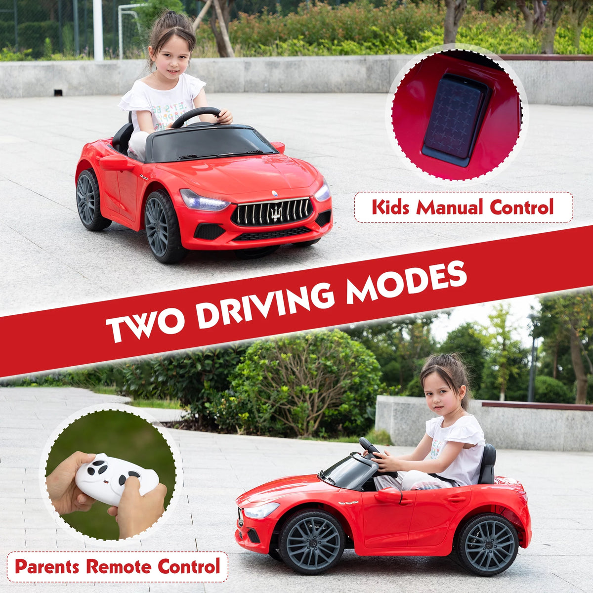 12V Battery Powered Kids Ride on Car with Remote Control T10353