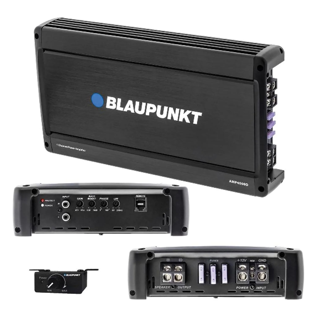 4000 Watt Class D Monoblock Amp with Bass Remote Z70167