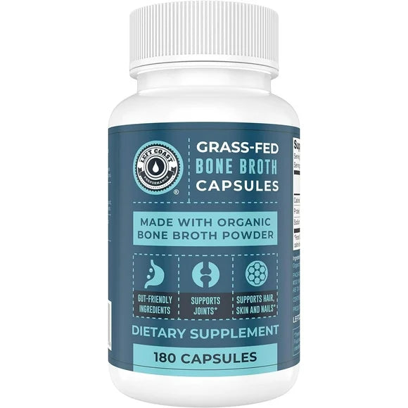 180 Ct Grass-Fed Bone Broth Capsules I869