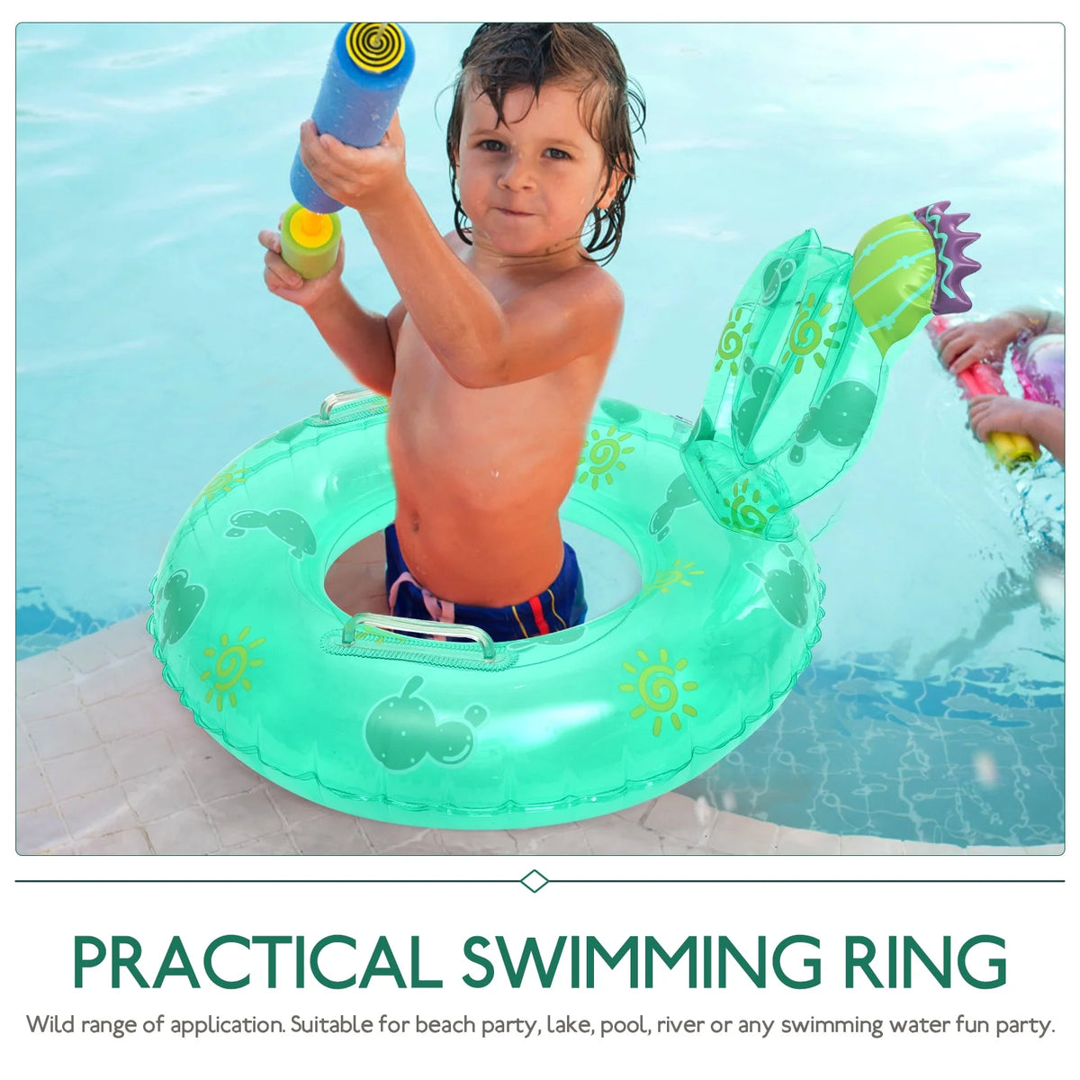 Inflatable Swimming Ring Toddler Outdoor Toy L4418