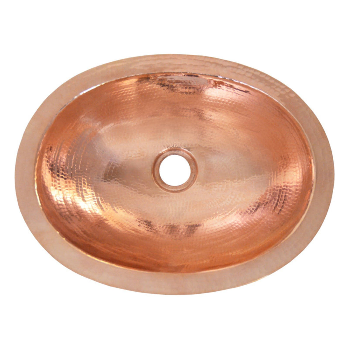 Polished Copper Bathroom Sink U8669