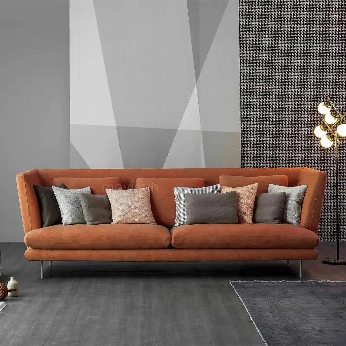 Reclining Fabric Sofa Bed Set N601