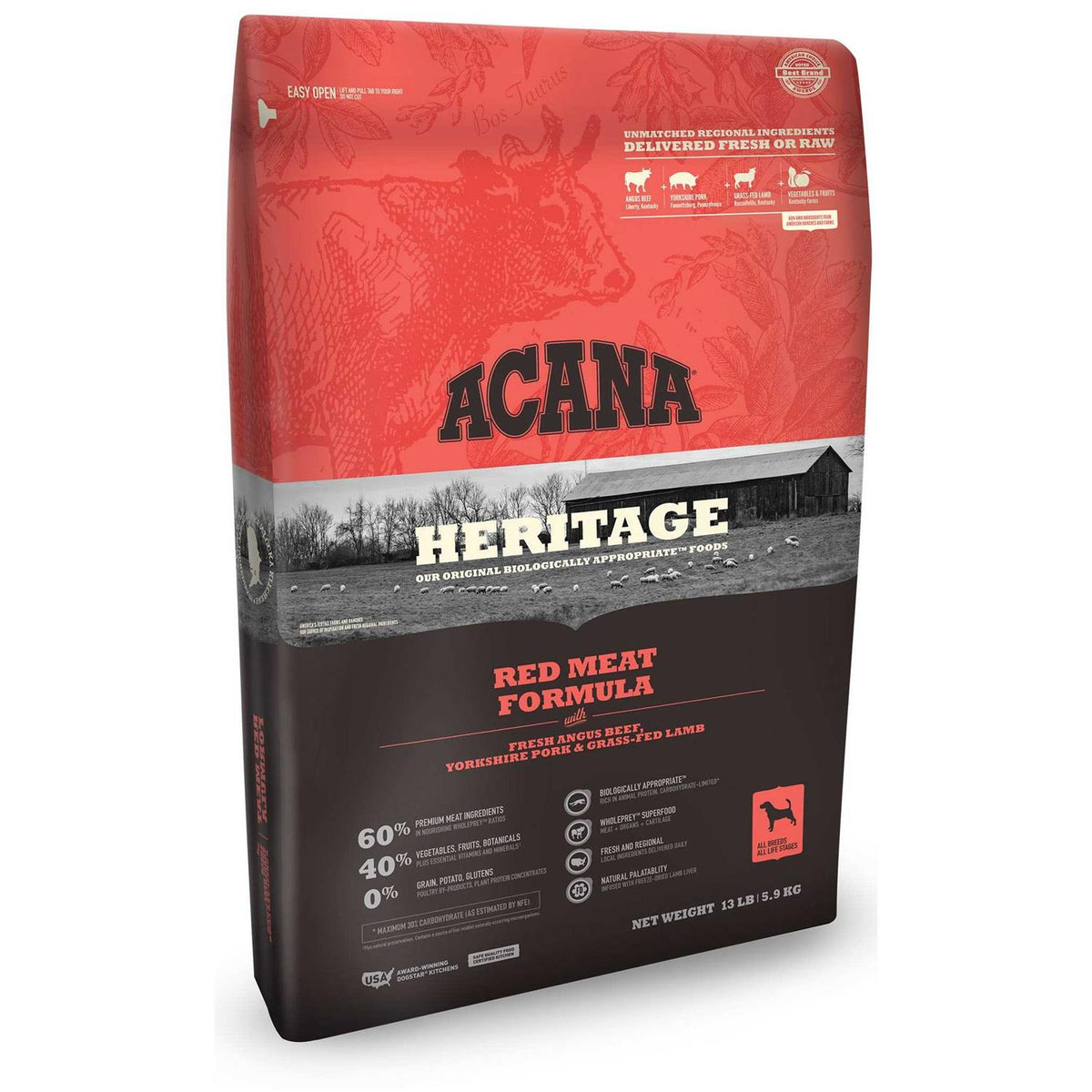 Red Meat Dry Dog Food E281