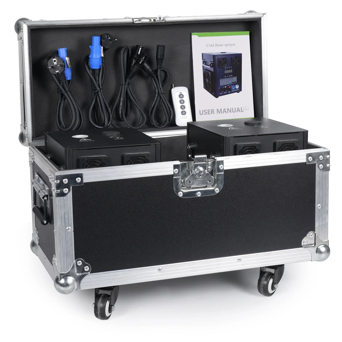 4 Pack Black Adjustable Stage Special Effect Machine K94339
