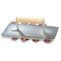 Cast Aluminum Steak Weight with Wooden Handle A284479