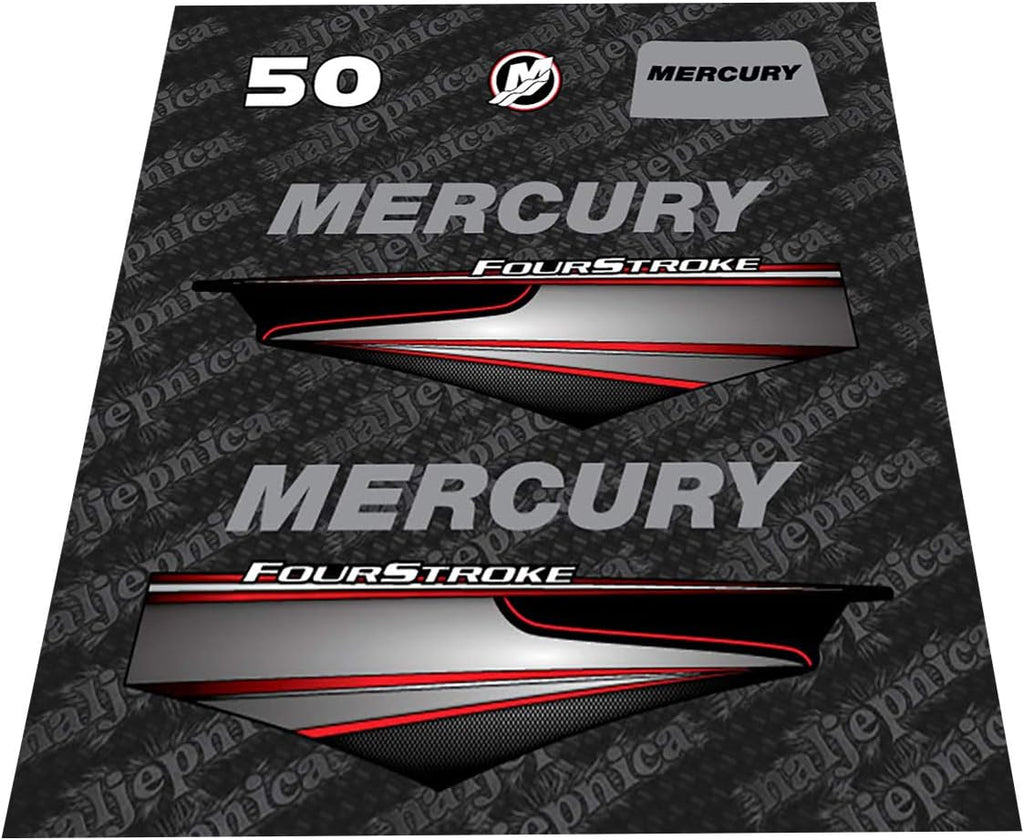 Aftermarket Replacement Outboard Decal Set Pack of 2 U3125
